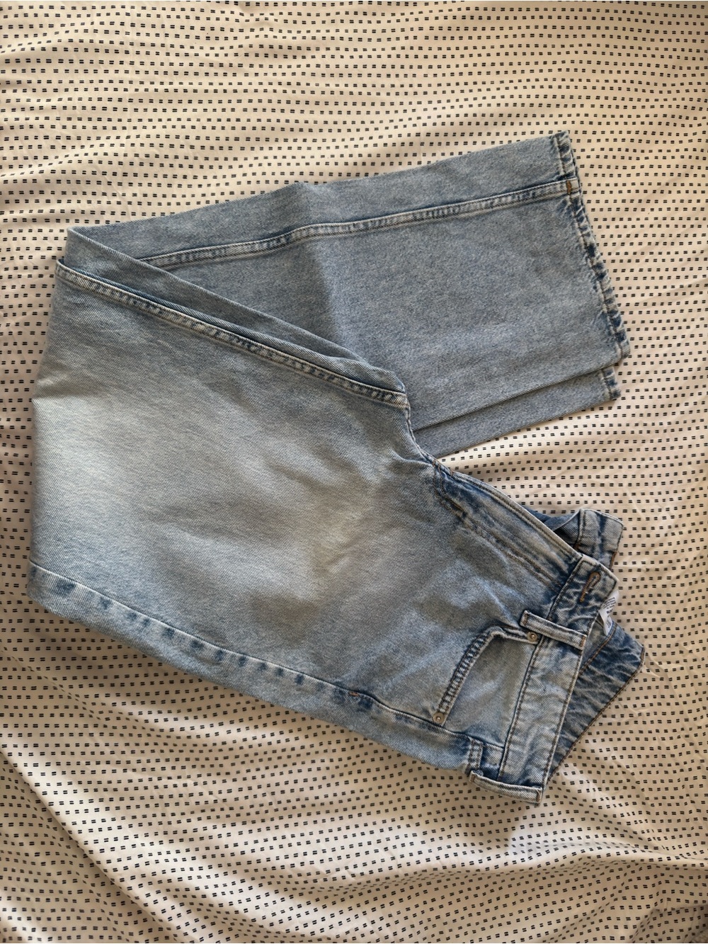 H&M Light Blue Wide Leg Jeans